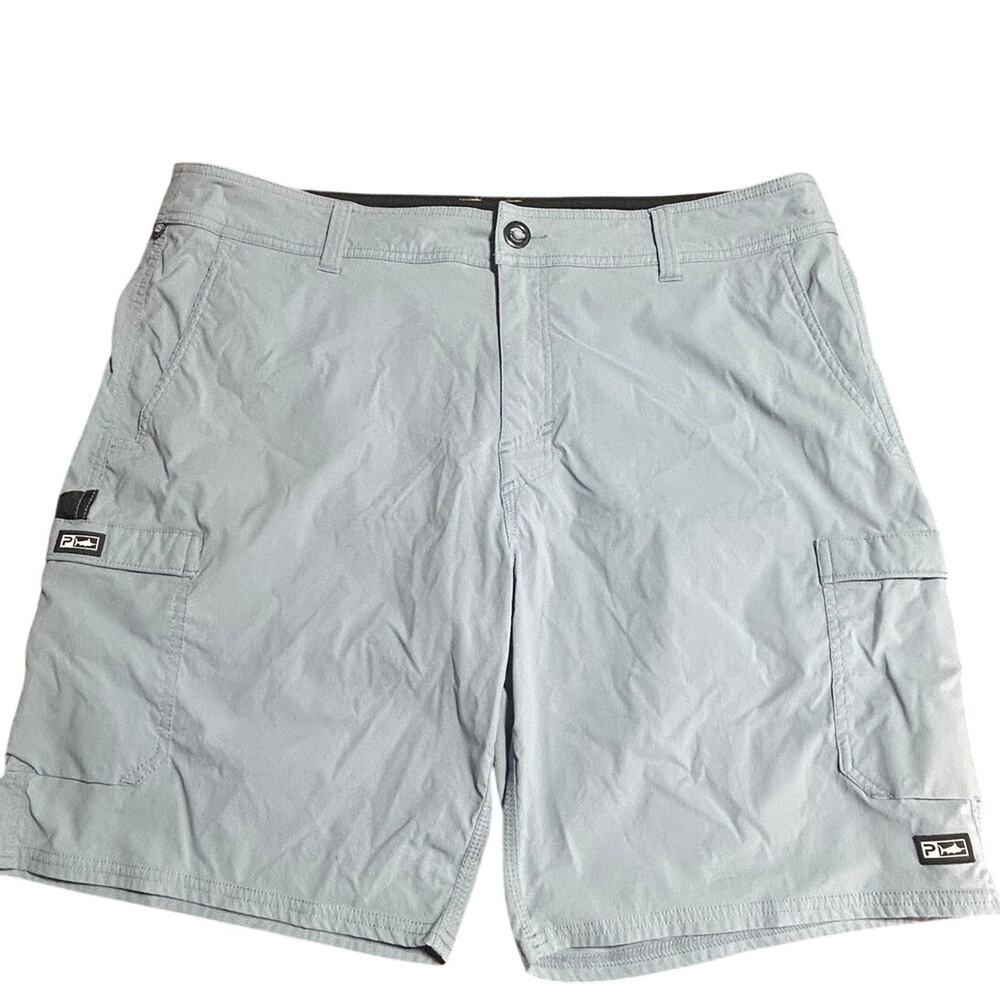 Pelagic High performance dusty blue shorts mens size 38